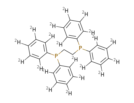 (C<sub>6</sub><sup>(2)</sup>H<sub>5</sub>)2PC<sub>2</sub>H<sub>4</sub>P(C<sub>6</sub><sup>(2)</sup>H<sub>5</sub>)2