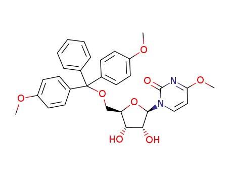 1-{(2R,3R,4S,5R)-5-[Bis-(4-methoxy-phenyl)-phenyl-methoxymethyl]-3,4-dihydroxy-tetrahydro-furan-2-yl}-4-methoxy-1H-pyrimidin-2-one