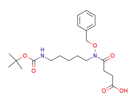 Molecular Structure of 153492-12-7 (5-(Benzyloxy)-11-(tert-butoxycarbonyl)-4-oxo-5,11-diazaundecanoic acid)
