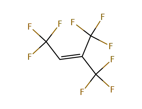 Molecular Structure of 22692-37-1 (1,1,1,4,4,4-HEXAFLUORO-2-(TRIFLUOROMETHYL)-2-BUTENE)
