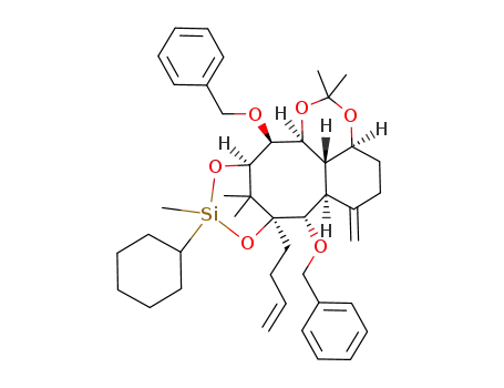 Molecular Structure of 190776-15-9 (C<sub>43</sub>H<sub>60</sub>O<sub>6</sub>Si)