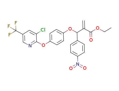 ethyl 2-((4-(3-chloro-5-(trifluoromethyl)pyridin-2-yloxy)phenoxy)(4-nitrophenyl)methyl)acrylate