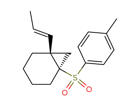 (E)-1-<(1R,6R)-6-(p-tolylsulfonyl)bicyclo<4.1.0>hept-1-yl>prop-1-ene