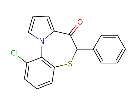 10-Chloro-5-phenyl-6-thia-10b-aza-benzo[e]azulen-4-one