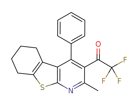 2,2,2-trifluoro-1-(2-methyl-4-phenyl-5,6,7,8-tetrahydro[1]benzothieno[2,3-b]pyridine-3-yl)ethanone