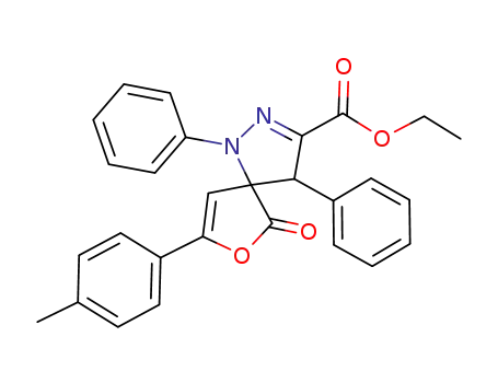 ethyl 6-oxo-1,4-diphenyl-8-(4-methylphenyl)-7-oxa-1,2-diazaspiro[4.4]nona-2,8-diene-3-carboxylate