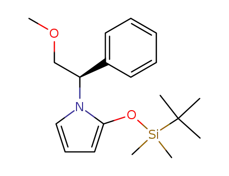 1H-Pyrrole,
2-[[(1,1-dimethylethyl)dimethylsilyl]oxy]-1-[(1R)-2-methoxy-1-phenylethyl]
-