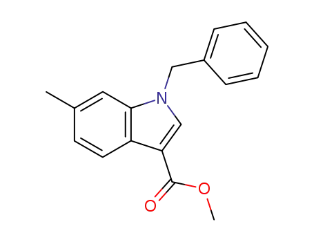 1H-INDOLE-3-CARBOXYLIC ACID, 6-METHYL-1-(PHENYLMETHYL)-,METHYL ESTER