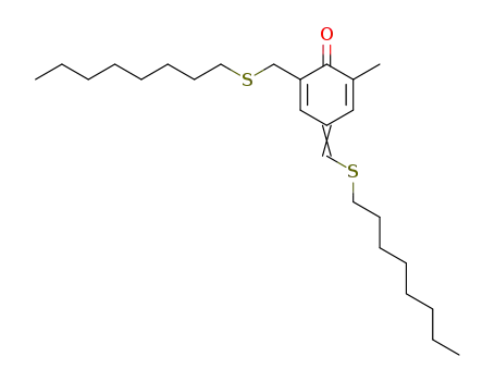 2-methyl-6-<(octylthio)methyl>-4-<(octylthio)methylidene>cyclohexa-2,5-dien-1-one