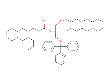Hexadecanoic acid 1-hexadecyloxymethyl-2-trityloxy-ethyl ester