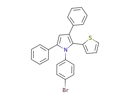 1-(4-bromophenyl)-3,5-diphenyl-2-(thiophen-2-yl)-1H-pyrrole