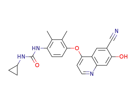 N-[2,3-Dimethyl-4-(6-cyano-7-hydroxyquinolin-4-yloxy)phenyl]-N'-cyclopropylurea