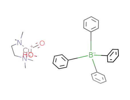 CuN(CH<sub>3</sub>)2CH<sub>2</sub>CH<sub>2</sub>(CH<sub>3</sub>)2N(CO)HOCH<sub>3</sub><sup>(1+)</sup>*B(C<sub>6</sub>H<sub>5</sub>)4<sup>(1-)</sup>