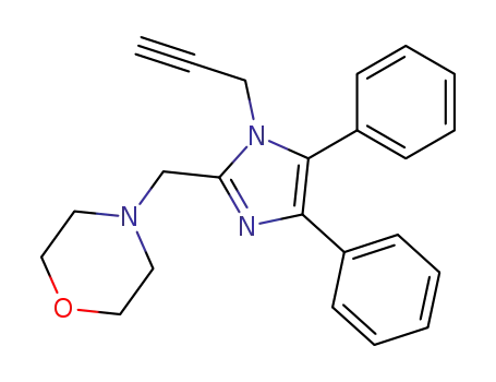 2-Morpholinomethyl-4,5-diphenyl-1-(2-propynyl)-imidazole