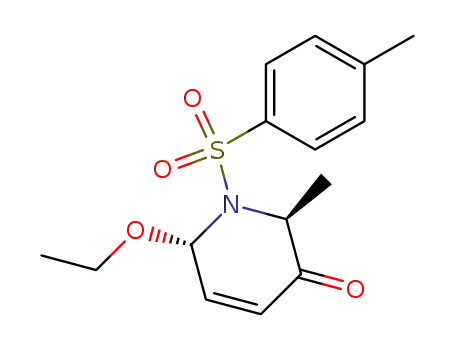 (2S,6S)-6-ethoxy-1,6-dihydro-2-methyl-N-tosylpyridin-3(2H)-one