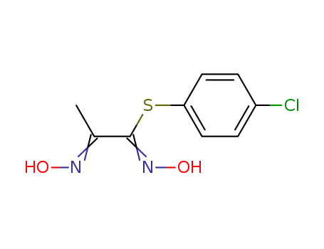 Propanimidothioic acid, N-hydroxy-2-(hydroxyimino)-, 4-chlorophenyl
ester