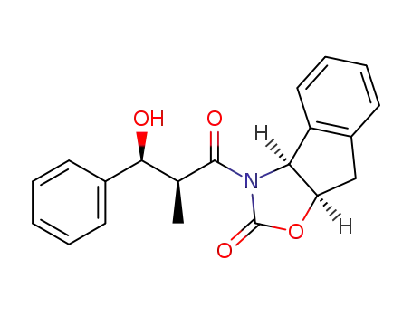 (3aS,8aR)-3-((2S,3S)-3-Hydroxy-2-methyl-3-phenyl-propionyl)-3,3a,8,8a-tetrahydro-indeno[1,2-d]oxazol-2-one
