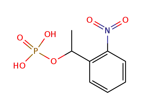 Molecular Structure of 67030-24-4 (Benzenemethanol, a-methyl-2-nitro-, dihydrogen phosphate (ester))