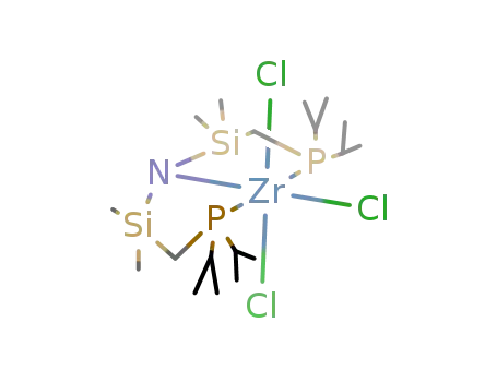 ZrCl<sub>3</sub>{N(Si(CH<sub>3</sub>)2CH<sub>2</sub>P(CH(CH<sub>3</sub>)2)2)2}