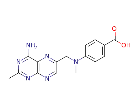 4-<<(4-amino-2-methylpteridin-6-yl)methyl>methylamino>benzoic acid