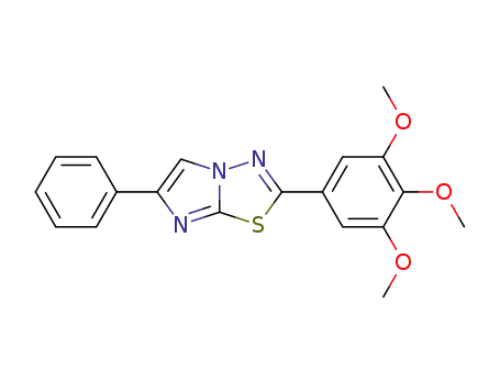 Imidazo(2,1-b)-1,3,4-thiadiazole, 6-phenyl-2-(3,4,5-trimethoxyphenyl)-