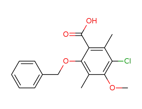 2-(Benzyloxy)-5-chloro-4-methoxy-3,6-dimethylbenzoic acid