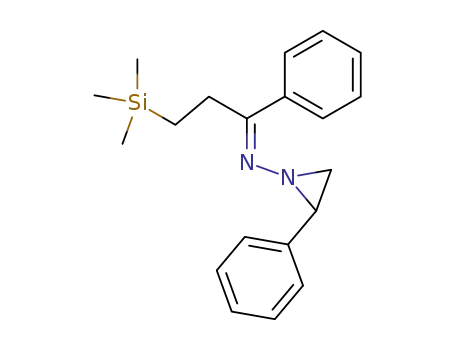 1-Aziridinamine, 2-phenyl-N-[1-phenyl-3-(trimethylsilyl)propylidene]-