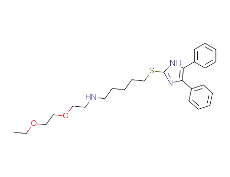 2-<<5-<<2-(2-ethoxyethoxy)ethyl>amino>pentyl>thio>-4,5-diphenyl-1H-imidazole