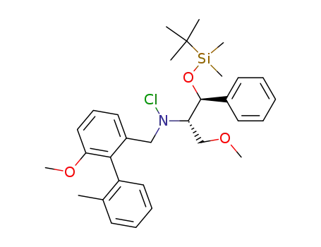 Molecular Structure of 87306-95-4 (C<sub>31</sub>H<sub>42</sub>ClNO<sub>3</sub>Si)
