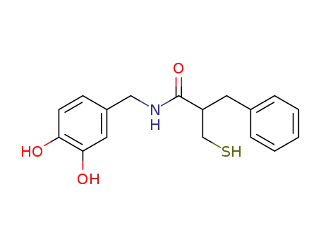2-benzyl-3-mercaptopropionic acid 3,4-dihydroxybenzylamide