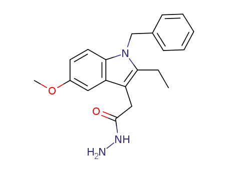 2-ethyl-5-methoxy-1-(phenylmethyl)-1H-indole-3-acetic acid hydrazide