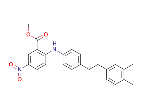 2-{4-[2-(3,4-Dimethyl-phenyl)-ethyl]phenylamino)-5-nitrobenzoic acid methyl ester