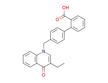 4'-<(3-ethyl-1,4-dihydro-4-oxoquinolinyl)methyl>biphenyl-2-carboxylic acid