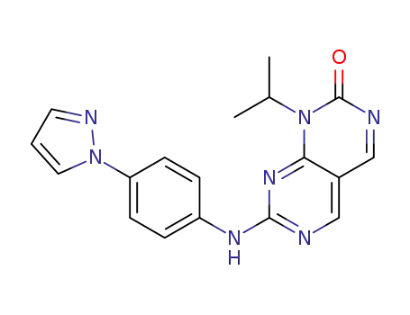 1-Isopropyl-7-[4-(pyrazol-1-yl)phenylamino]pyrimido[4,5-d]pyrimidin-2(1H)-one