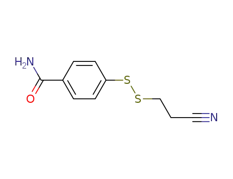 4-(2-cyanoethyldithio)benzamide