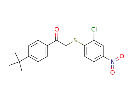 1-(4-tert-Butyl-phenyl)-2-(2-chloro-4-nitro-phenylsulfanyl)-ethanone