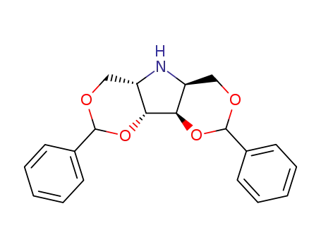 2,3:4,5-di-O-benzylidene-(3R,4R)-dihydroxy-(2S,5S)-bis(hydroxymethyl)pyrrolidine