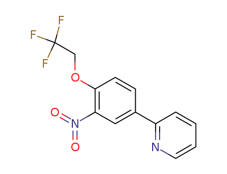 2-[3-Nitro-4-(2,2,2-trifluoro-ethoxy)-phenyl]-pyridine