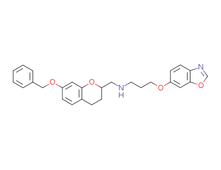 [3-(benzoxazol-6-yloxy)-propyl]-(7-benzyloxy-chroman-2-ylmethyl)amine