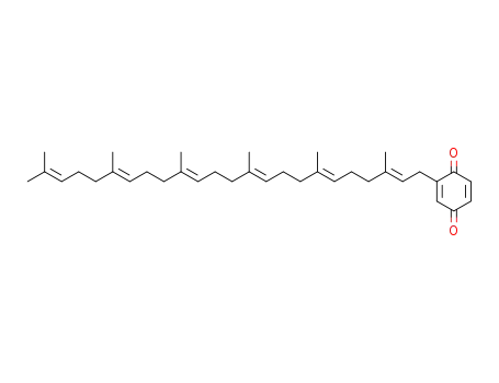 2-<(2E,6E,10E,14E,18E,22E)-3,7,11,15,19,23-hexamethyltetracosa-2,6,10,14,18,22-hexaenyl>-1,4-benzoquinone