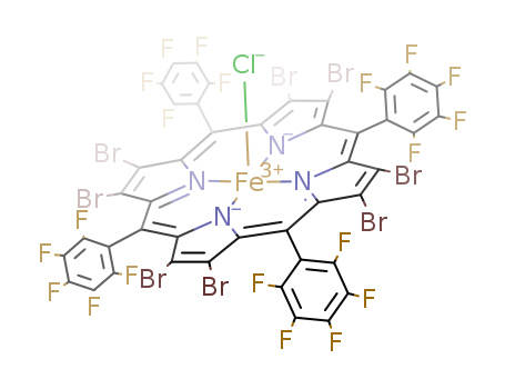 Iron,chloro[2,3,7,8,12,13,17,18-octabromo-5,10,15,20-tetrakis(pentafluorophenyl)-21H,23H-porphinato(2-)-kN21,kN22,kN23,kN24]-, (SP-5-12)- (9CI)