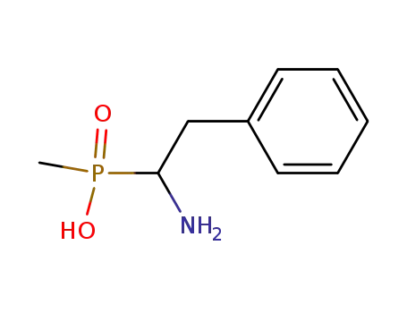 Molecular Structure of 107016-45-5 ((1-Amino-2-phenyl-ethyl)-methyl-phosphinic acid)