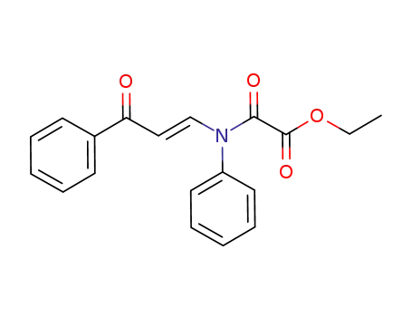 N-(3-oxo-3-phenylpropenyl)-N-phenyloxalamic acid ethyl ester