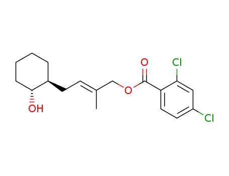 Benzoic acid,2,4-dichloro-, 4-(2-hydroxycyclohexyl)-2-methyl-2-butenyl ester, [1a(E),2b]- (9CI)