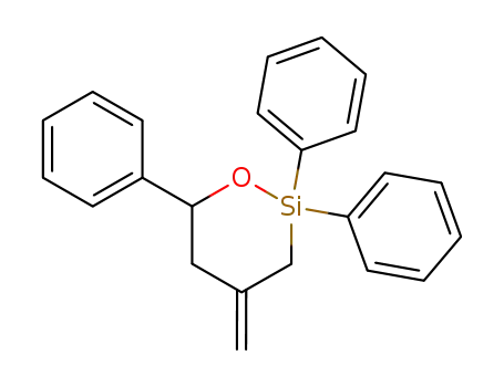 1-Oxa-2-silacyclohexane, 4-methylene-2,2,6-triphenyl-