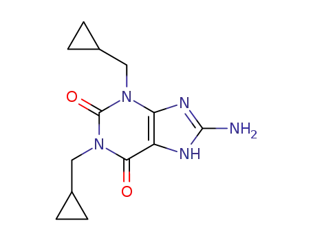 Molecular Structure of 132210-43-6 (Cipamfylline)