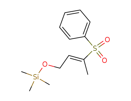 ((E)-3-Benzenesulfonyl-but-2-enyloxy)-trimethyl-silane