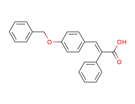 2-phenyl-3-(4-phenylmethoxyphenyl)prop-2-enoic Acid