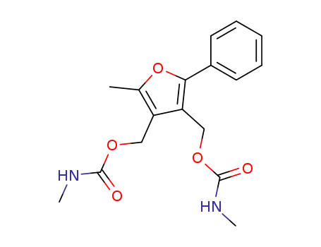 (2-methyl-5-phenylfuran-3,4-diyl)dimethanediyl bis(methylcarbamate)