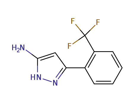 5-[2-(trifluoromethyl)phenyl]-1H-pyrazol-3-amine